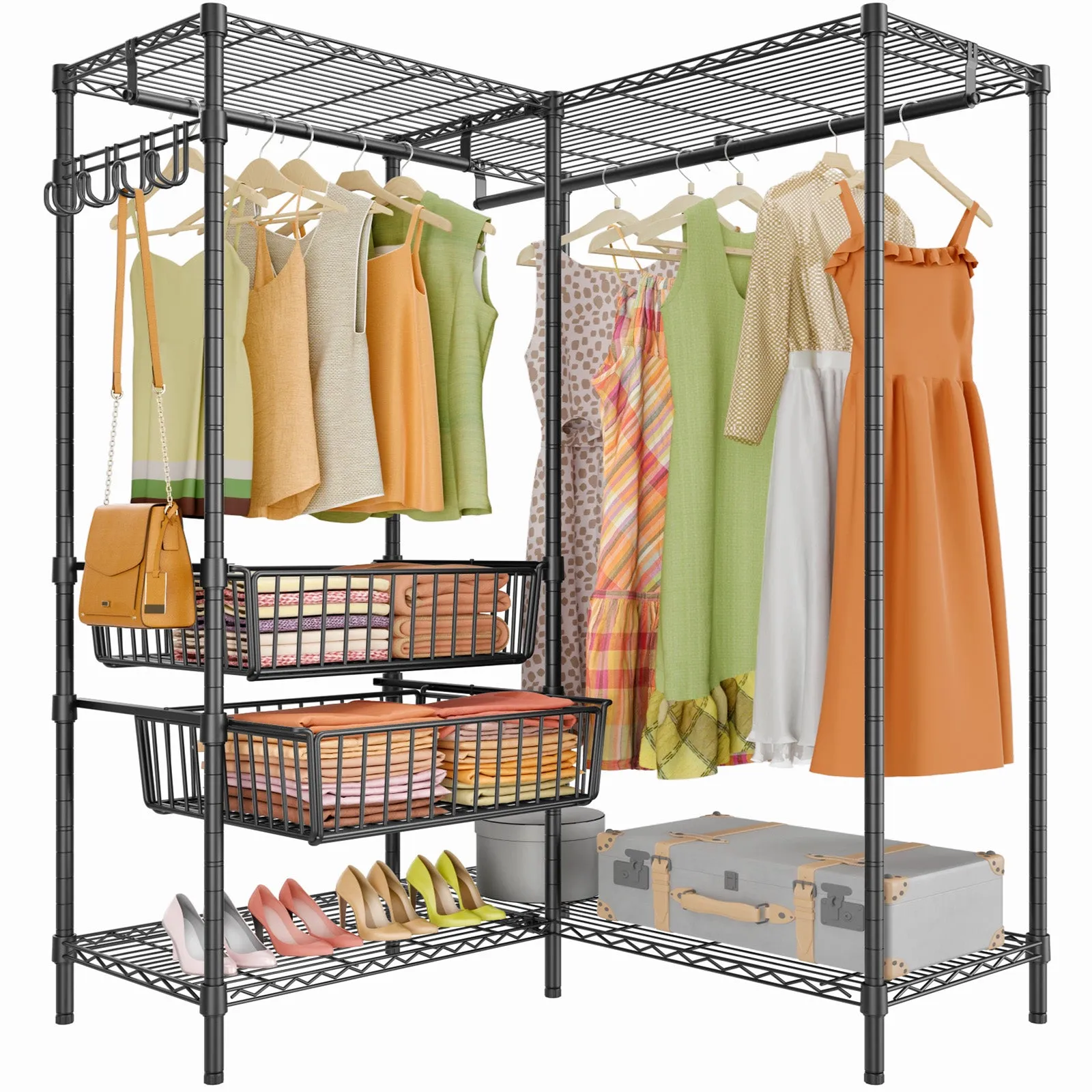 VIPEK L9 Corner Garment Rack