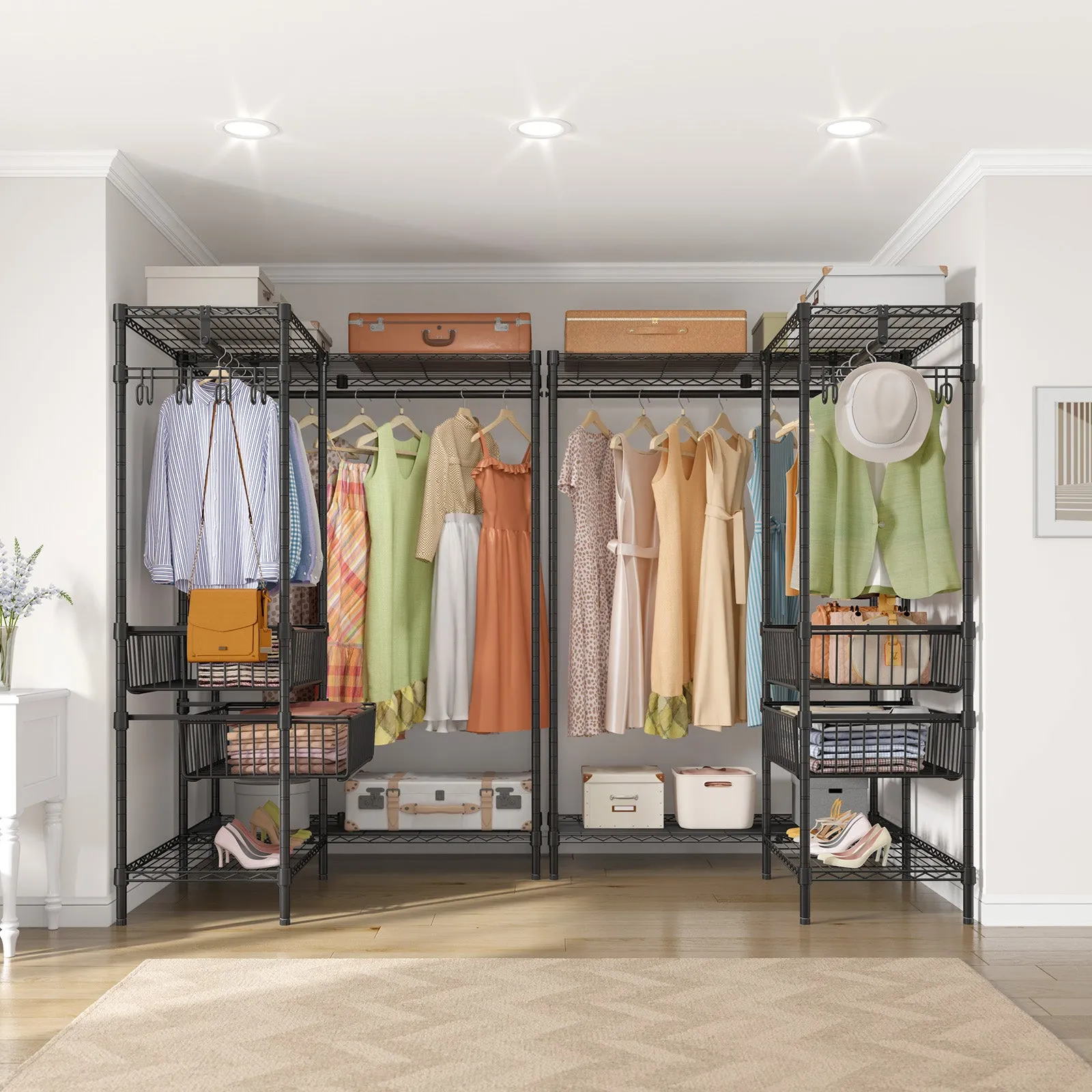 VIPEK L9 Corner Garment Rack