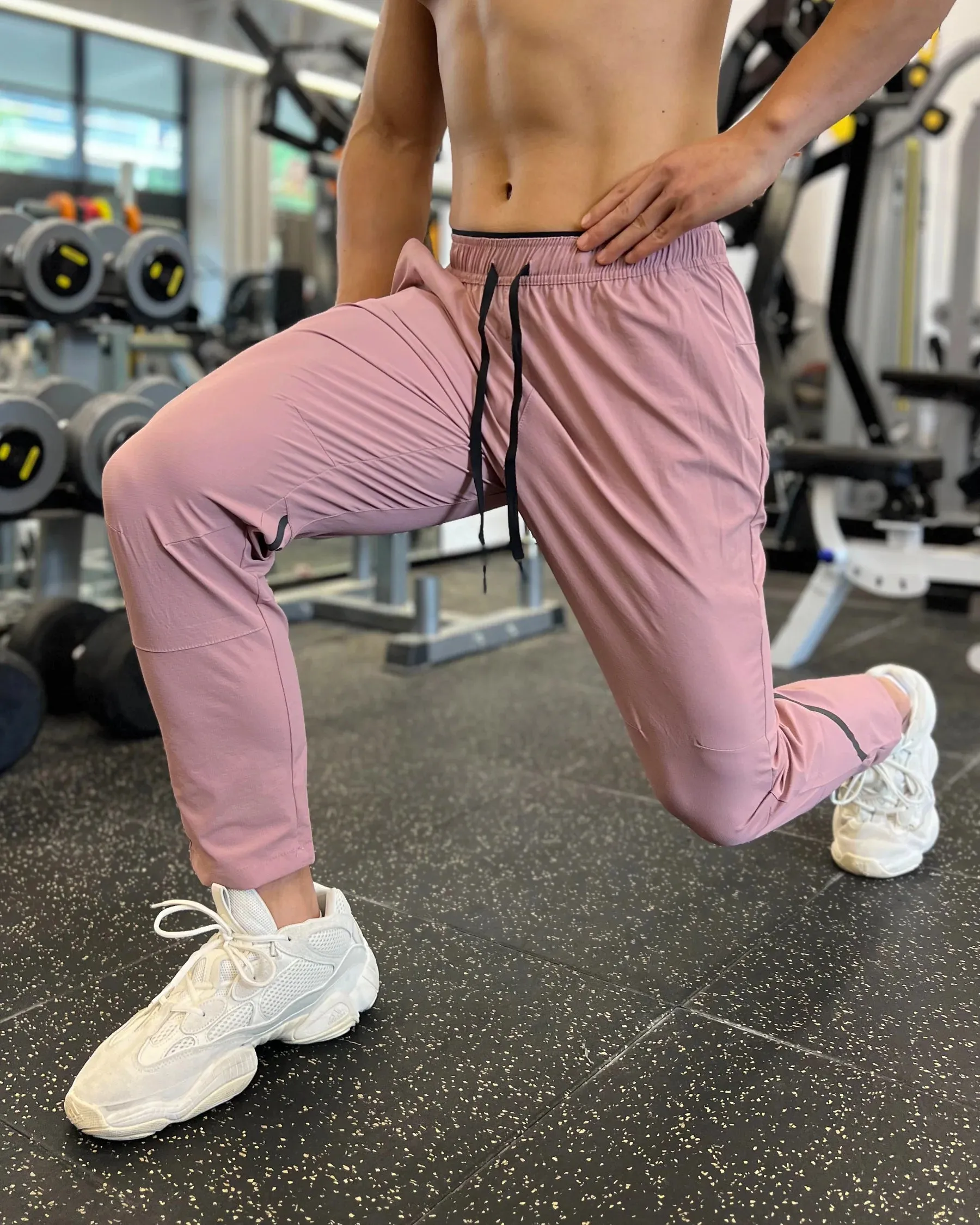 Waterproof Slim Fit Performance Stripe Jogger