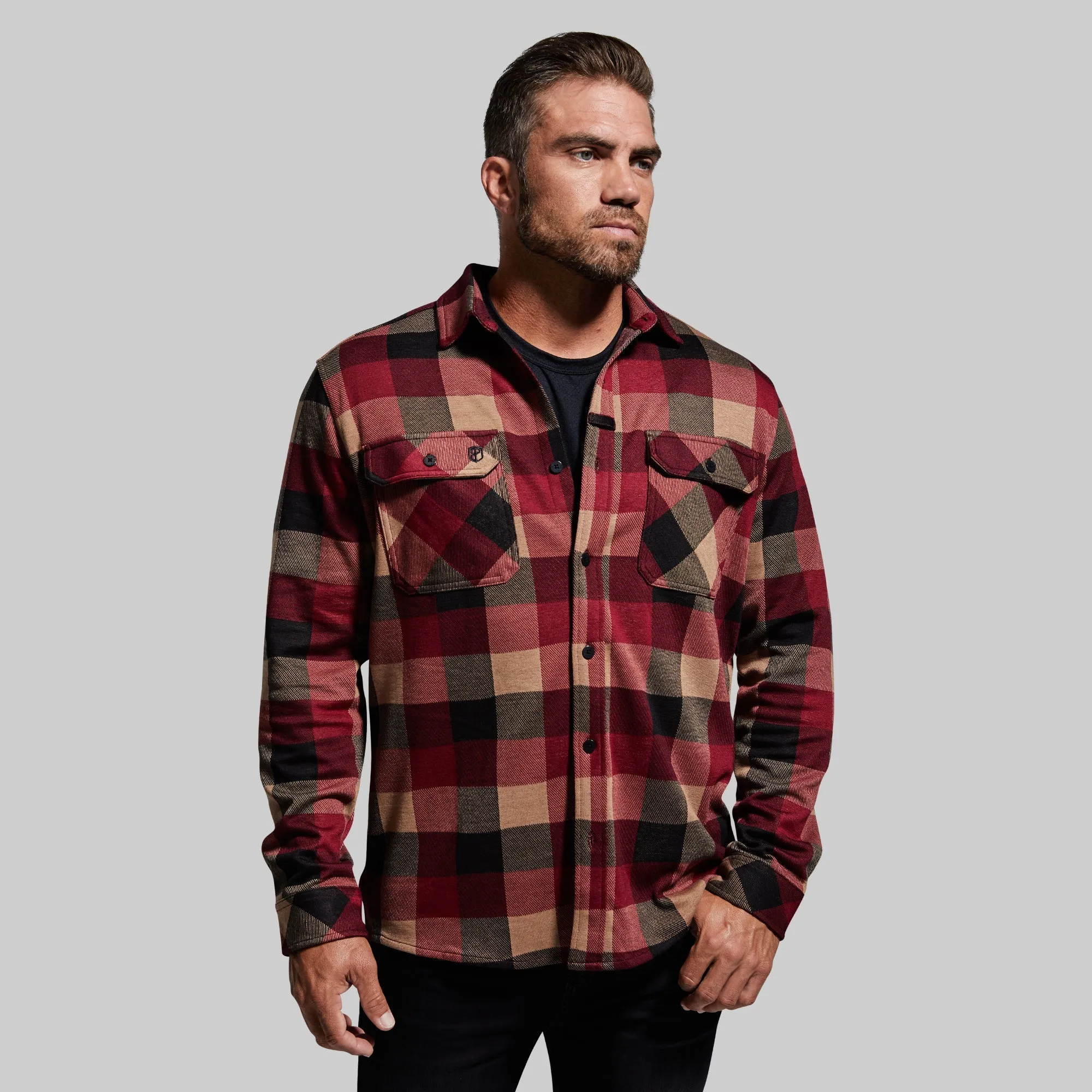 Woodsman Stretchy Flannel (Inferno)