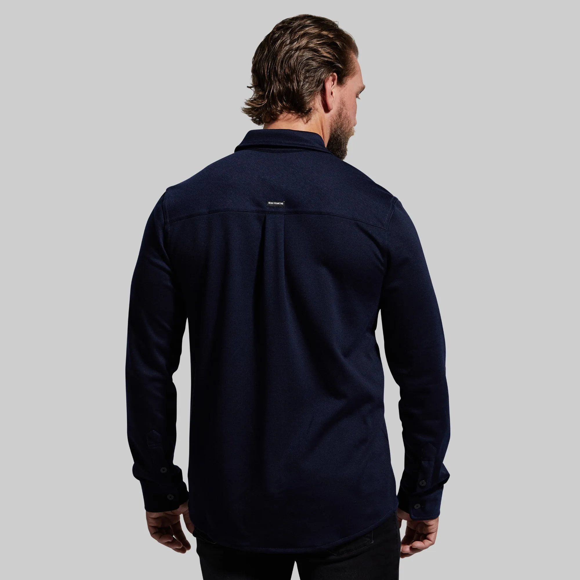 Woodsman Stretchy Flannel (Navy)